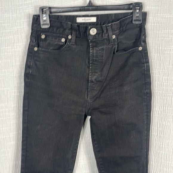Moussy HIGH RISE REBIRTH BLACK SKINNY sz 27 - Picture 8 of 13